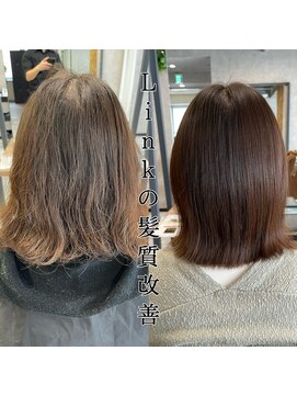 リンク(Link Hair&Spa) 【Link】パーマ後の縮毛矯正