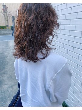 フェンヘアーアイス 中目黒(Fen.hair ici) くせ毛風カールデジタルパーマヘルシースタイル大人美人