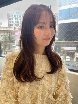 トゥルーズ 梅田店(TLUUS) 【TLUUS黒髪ココアベージュオリーブグレー小顔クラゲヘアー】