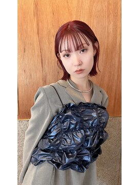 チクロヘアー(Ticro hair) cassis color