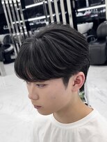 センス 渋谷 宇田川交番前(SENSE)&nbsp;ダークアッシュ/カルマパーマ/ベリーショート[渋谷/韓国/MEN'S]