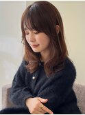 レイヤーカット/前髪カット/くびれヘア/ウエットヘア/髪質改善