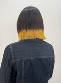 裾カラーイエロー 推しカラー 表参道