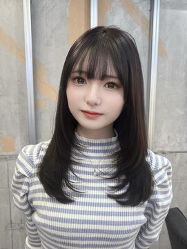 イオエ 梅田(ioe) ダブルカラー/大人ボブ/黒髪スタイル/髪質改善/縮毛矯正