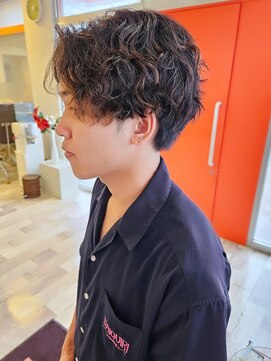 リップソウル(RIP SOUL) 《RIP SOUL》ツイストスパイラルパーマ センター分け ショート