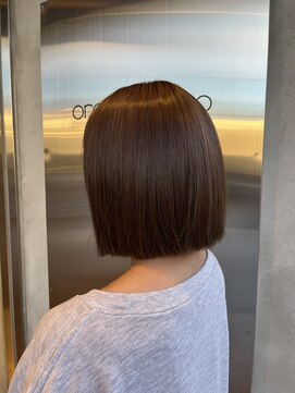 オレンジペコ(orange peco) ワンレン/ブリーチ毛/ブラウンカラー