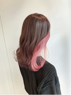 トーン(TONE) インナーカラー/ピンク/暖色カラー