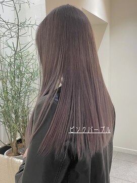 アミー 駒澤(Ammy komazawa) ダブルカラー/ピンクパープル