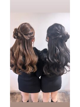 セットサロン カリーナ(carina) ハーフアップ