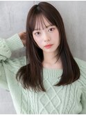 #34/黒髪/ボブルフ/ネビージュ/小顔/ワンレン/髪質改善/仙台