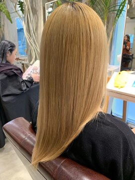 トゥーヘアー(too hair) 抜け感ベージュカラー[西葛西/西葛西北口]