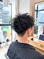 セイドット フクオカ(Say.FUKUOKA) 【メンズ★大名】アップバングスタイル×刈り上げ×無造作