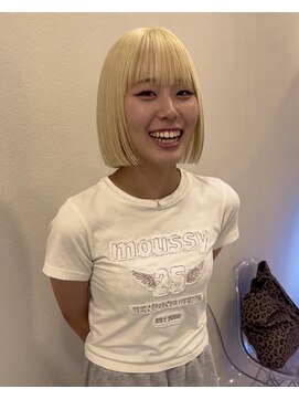 アンジェリカラボ 高田店(ANGELICA LABO) 【ANGELICA LABO 高田店　店長　市川誠人】抜きっぱなしブロンド