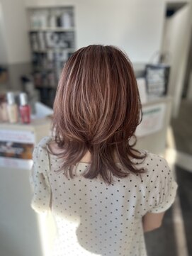 ロンド(ROND) 白髪ぼかしハイライト+ハイブリッドトリートメント