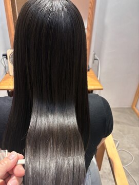 ユーリカ リチェルコ 四天王寺前夕陽ケ丘店 髪質改善カラー/ブラック