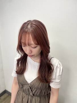 ハイル(KHAIR) オレンジブラウン♪/梅田美容室/金城二千夏