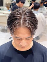 バース 梅田中崎町店(BIRTH)&nbsp;50代40代白髪ぼかしシルバーメッシュバレイヤージュ