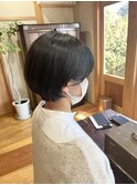 大人可愛い丸みショート
