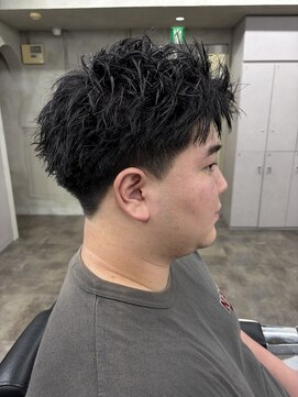 ニコ トウキョウ ロジック(nico TOKYO Logic) 刈り上げアップバングスパイキーショートパーマスパイラルパーマ