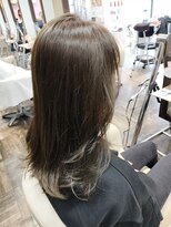 アヴァンス 北花田店(AVANCE)&nbsp;ブリーチなしマット系カラー/セミロング/ワンカール巻/堺北花田