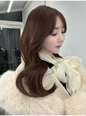 大人可愛い◇ワンホントレンドヘア◇王道ブラウン