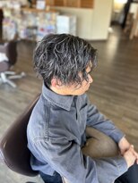 モルフォ ヘアー プロダクト(Morpho Hair Product)&nbsp;パーマ×シルバーメッシュ