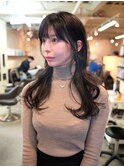 ハッシュカット/レイヤーカット/顔周りレイヤー/ロング
