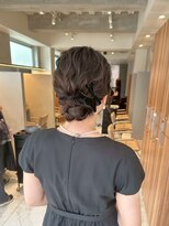 ガリカ 博多(Gallica) <入佐/ヘアセット>上品なこなれ感、シニヨンアレンジ