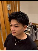 アップバングショート