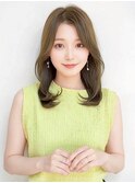 ミルクティーベージュ ブリーチダブルカラー レイヤー 20代 30代