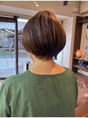 【minami】白髪ぼかしハイライト×ショート