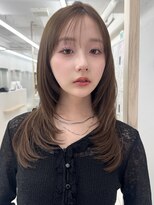 エジョン 三鷹店(Aejon)&nbsp;三鷹レイヤーカット韓国ハッシュカット顔周り前髪カットボブ