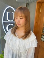 ウィーク 梅田(UiiC)&nbsp;○レイヤーカット×ハイライトカラー/uiicumeda白井舞美○