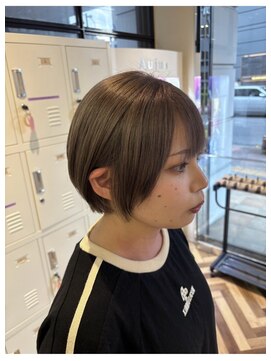 フレイムス ヘアアンドリラックス 大宮東口店(Frames) モカグレージュショートボブ