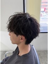 マーレ 下関店(mare) 下関メンズパーマ緩め波巻きシャドウパーマ