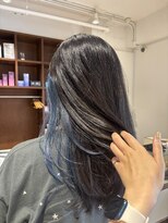 クラップス 杉田店(CLAPS)&nbsp;インナーカラー＊ネイビーブルー