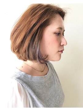 ピエドプールポッシュ(PiED DE POULE POCHE) 【アクセサリーカラー】× 大人きれいめBOB★