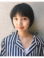 シンプルで大人かわいい ショートボブ［Belle銀座］