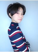 【morio池袋】黒髪大人可愛いマッシュショート