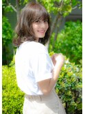  [オージュアサロン/恵比寿]大人かわいいミディアム