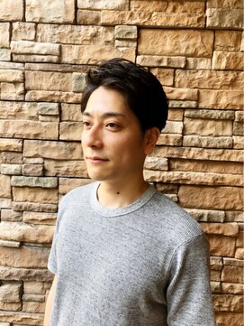 エノモト(ENOMOTO) 20代30代40代ナチュラル束感爽やかツーブロックかきあげヘア