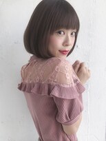 ルティア 池袋(Lutia)&nbsp;ナチュラルストレートベージュボブ