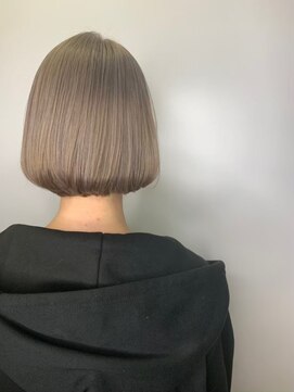 ラべリー 池袋(LOVELEY) 【 LOVELEY 】ボブ×ミルクティーベージュ