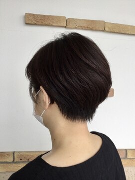 トップヘアー 本店(TOP HAIR) 暗髪ショートスタイル/30代40代50代/倉敷