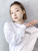 アイティーバイアルバム 藤沢店(IT by ALBUM)&nbsp;ナチュラルボブ_カーキグレージュマッシュショート_8502