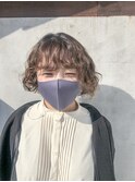 ミニボブ×ニュアンスパーマ