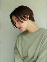 ナタン 自由が丘(NATHAN)&nbsp;シースルーバンク×グレーベージュ×シルキーベージュ×ショート