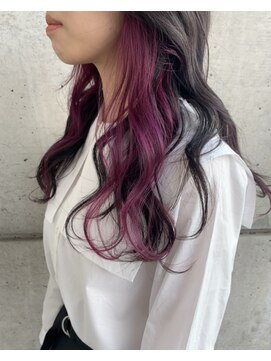 ヘアーリゾートノーブル(Hair Resort Noble) イヤリングカラーバイオレットピンク【Hair ResortNobleオオヤ】