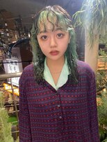 フィン(fin,)&nbsp;斜めバング/デザインカラー/グレージュカラー/シルキーベージュ