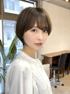 ハルキミナト ジャパン トウキョウ(HARUKI MINATO japan TOKYO) 20代30代40代ショートカットショートヘア。前髪あり。